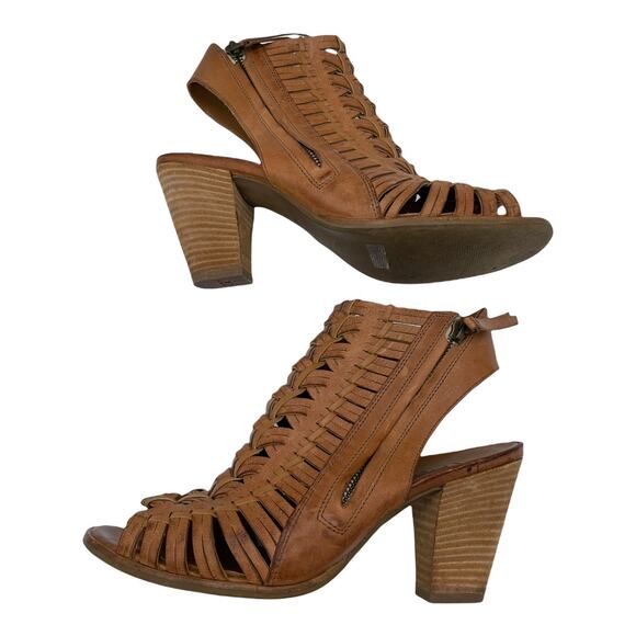 Paul Green Rosa Woven Sandals - Brown - US 9 - Picture 11 of 14